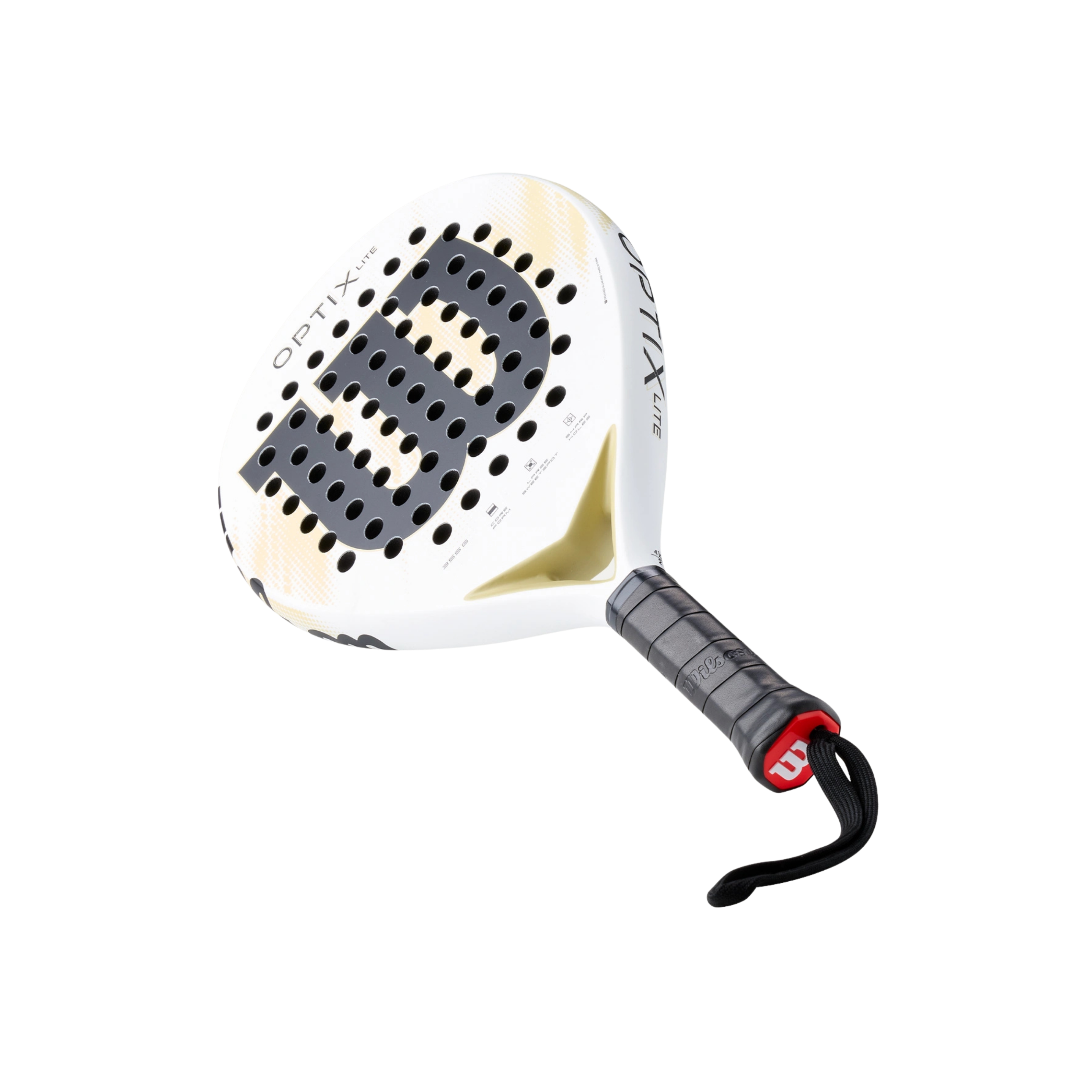 Wilson Optix V2 Lite Padel Racket - White