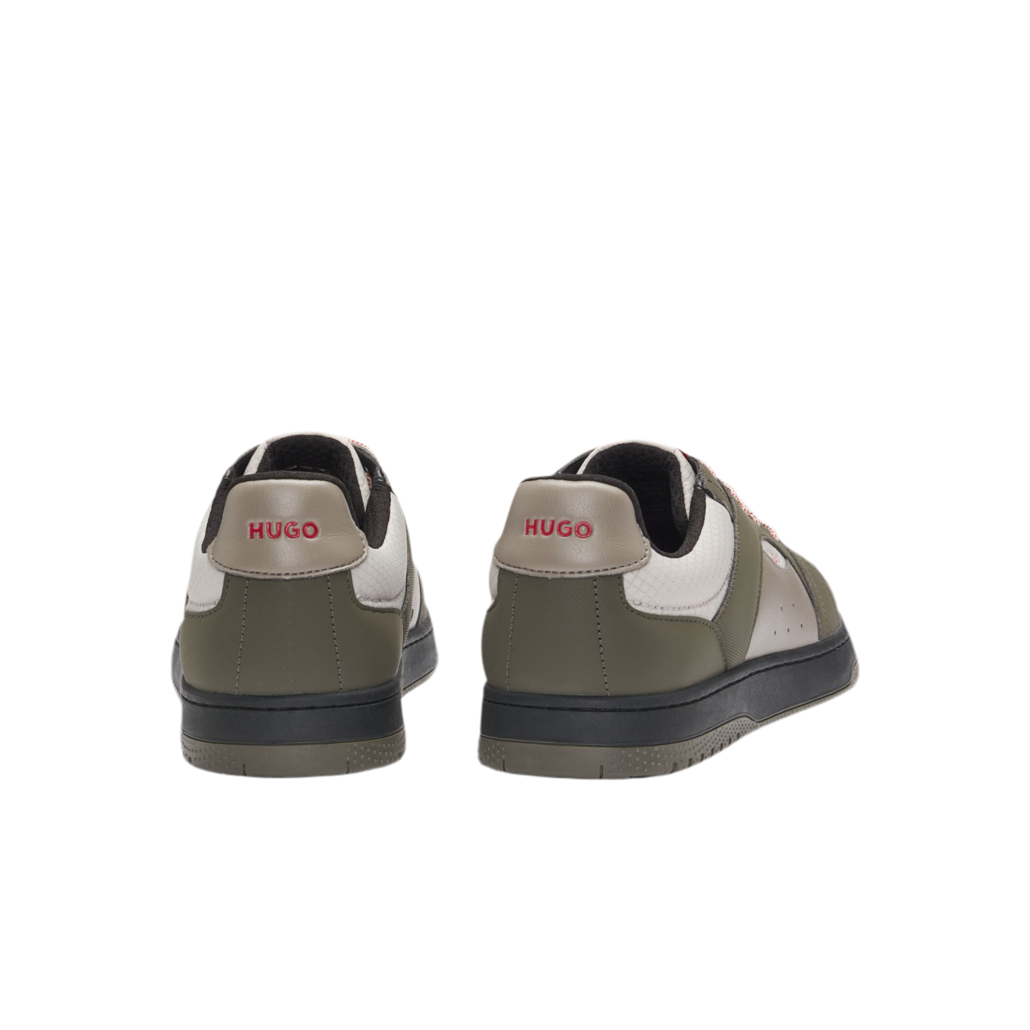 Hugo Boss Men Mixed  Ripstop Suede Trainers - Light Brown