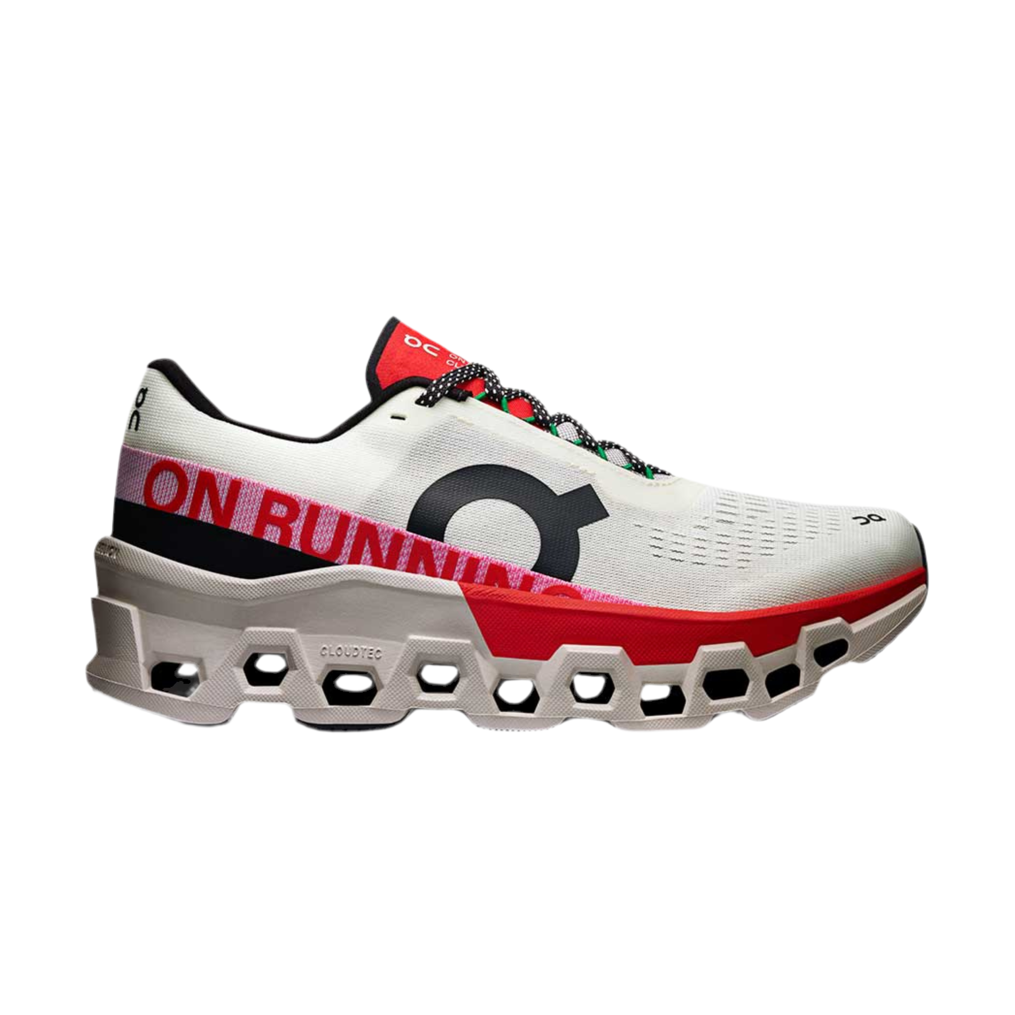 R ON Men Cloudmonster 2 - Ivory Red