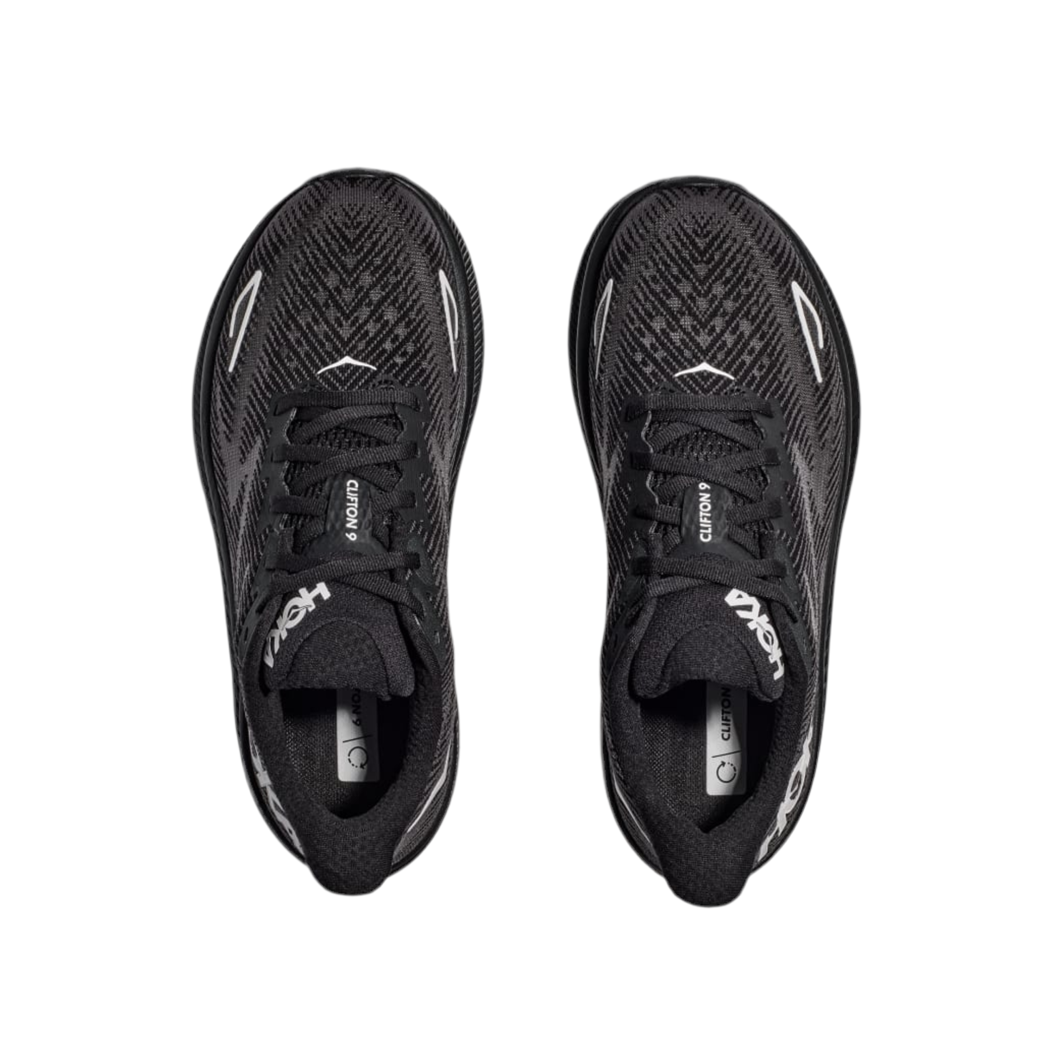 Hoka Men Clifton 9 - Black White