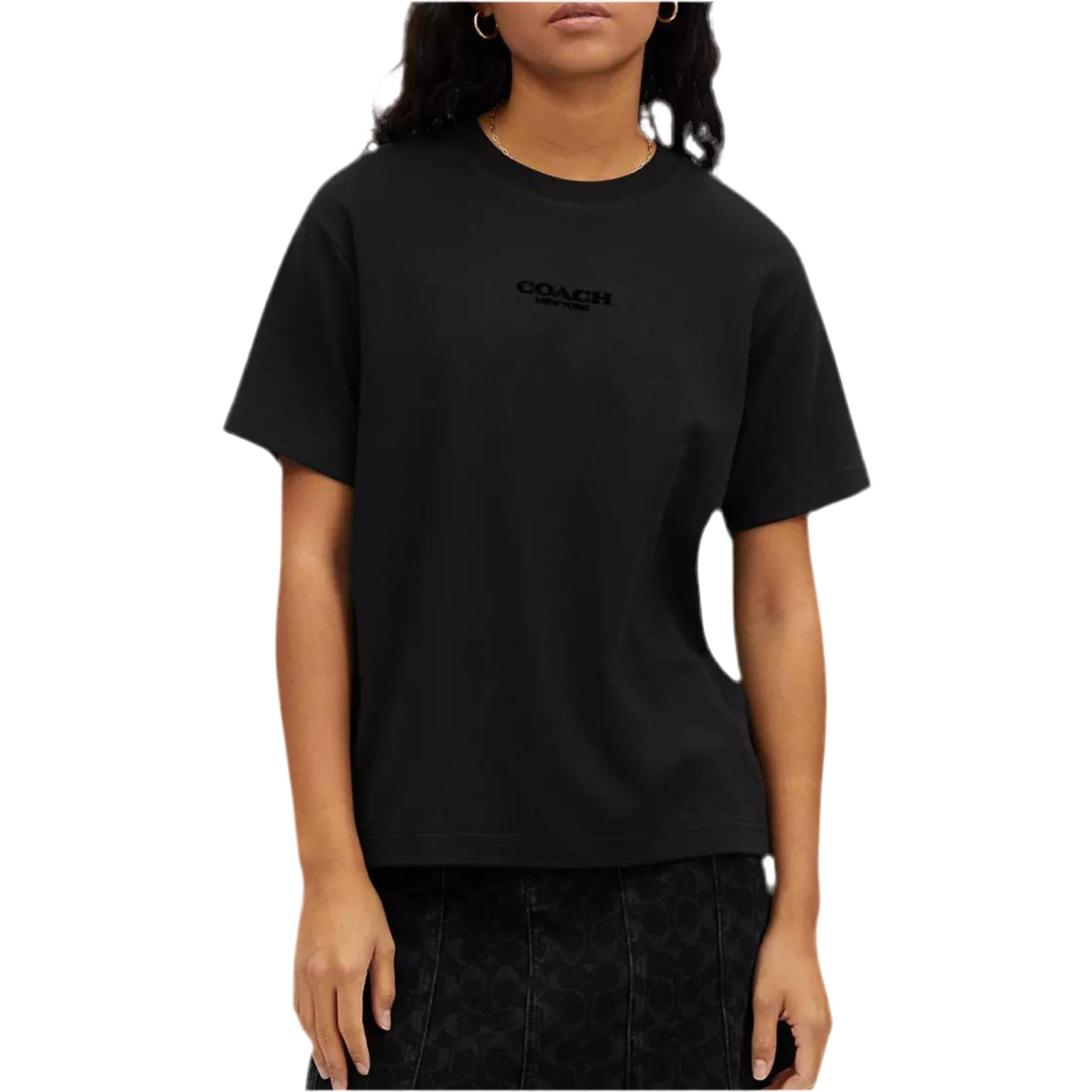 Coach Women Signature Top - Black